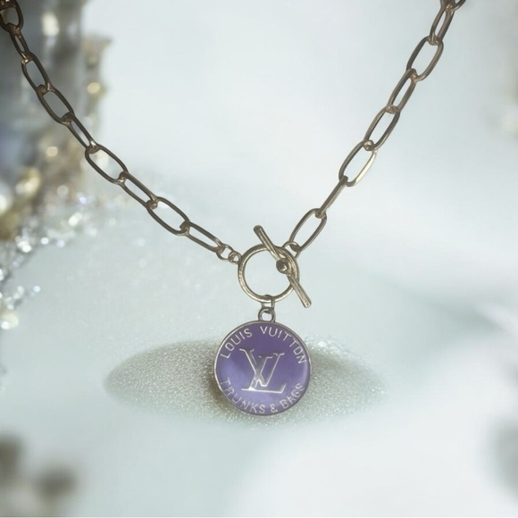 Louis Vuitton Jewelry - Authentic Upcycled Louis Vuitton trunks and bags charm on GP chain